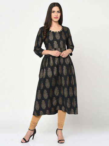 Cotton Printed Kurti - Kurti Mania