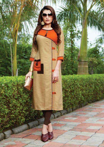 Rayon Khadi Kurti - Kurti Mania