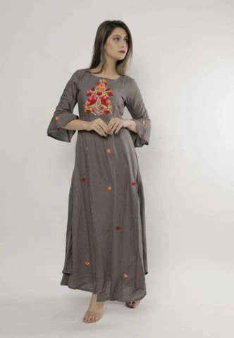 Attractive Rayon Kurti - Kurti Mania