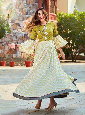 Trendy Rayon Kurti - Kurti Mania