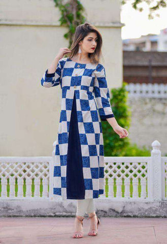 Designer Partywear Kurti - Kurti Mania