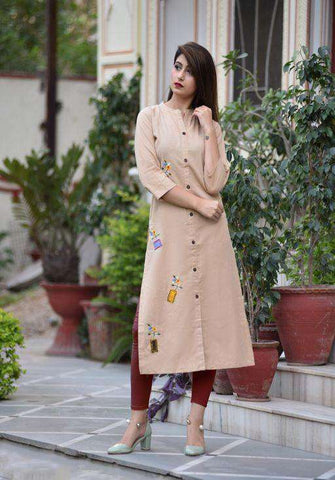 Designer Partywear Kurti - Kurti Mania